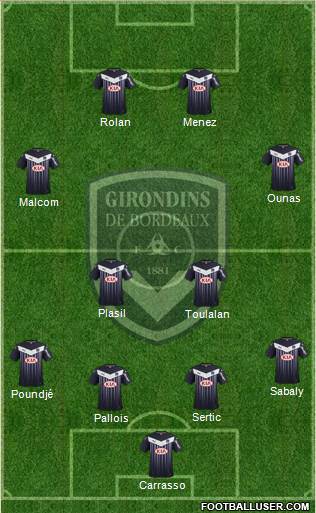 FC Girondins de Bordeaux Formation 2016