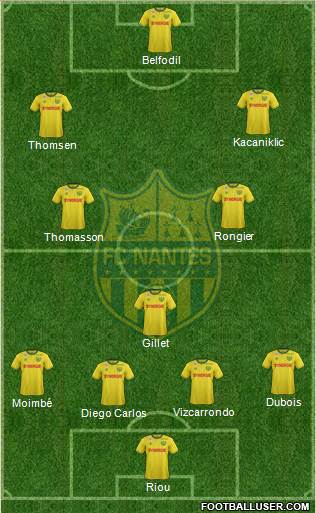 FC Nantes Formation 2016