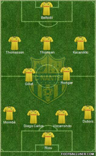 FC Nantes Formation 2016