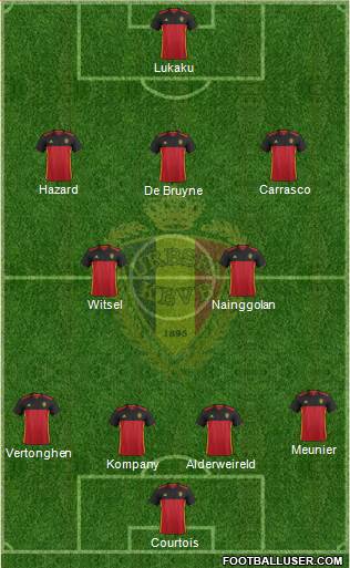 Belgium Formation 2016