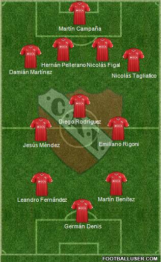 Independiente Formation 2016