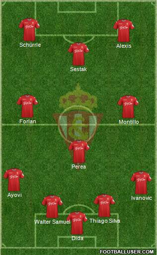 Real Sporting S.A.D. Formation 2016
