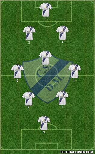 Deportivo Merlo Formation 2016