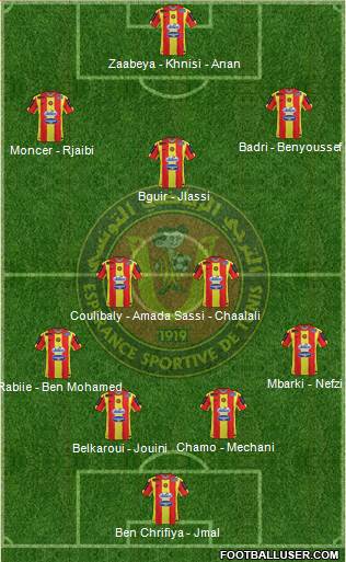 Espérance Sportive de Tunis football formation