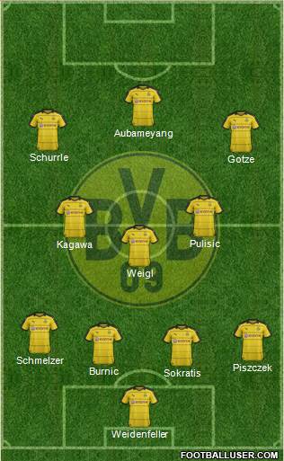 Borussia Dortmund Formation 2016