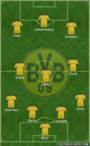 Borussia Dortmund Formation 2016