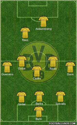 Borussia Dortmund Formation 2016