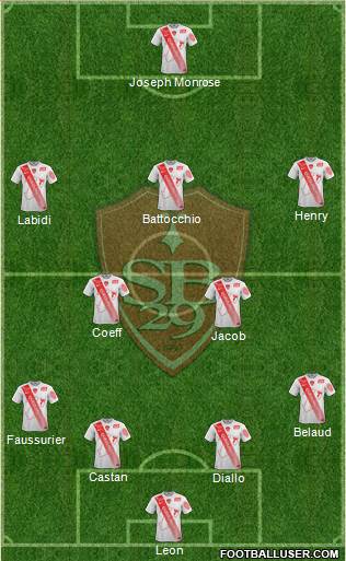 Stade Brestois 29 Formation 2016