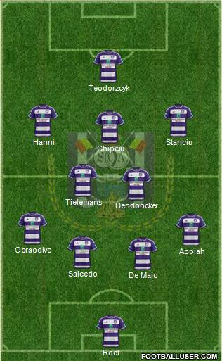 RSC Anderlecht Formation 2016