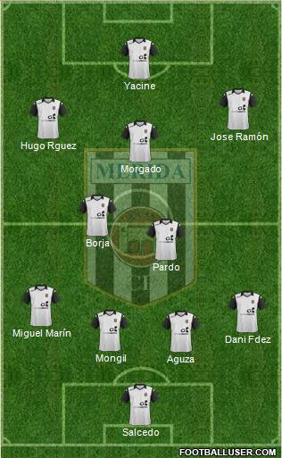 U.D. Mérida Formation 2016