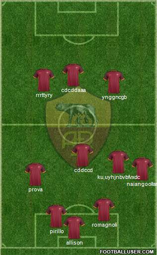 AS Roma Formation 2016