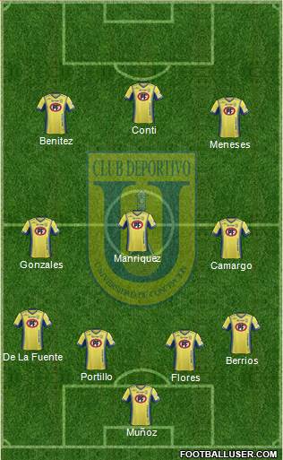 CCD Universidad de Concepción football formation