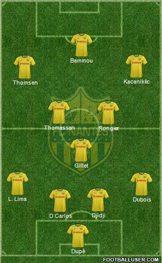 FC Nantes Formation 2016