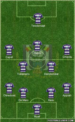 RSC Anderlecht Formation 2016