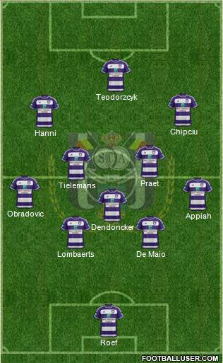 RSC Anderlecht Formation 2016