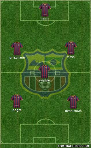 Barcelona FC (RJ) Formation 2016