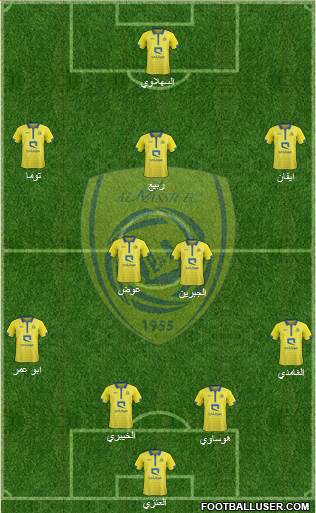 Al-Nassr (KSA) Formation 2016