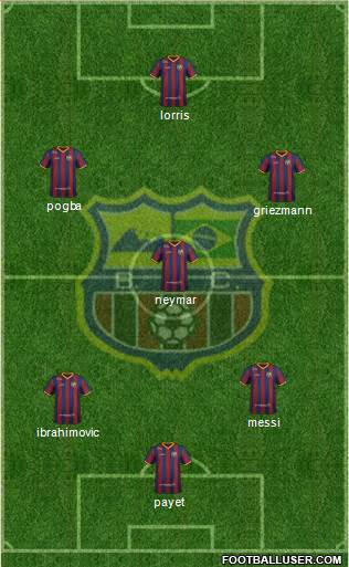 Barcelona FC (RJ) Formation 2016