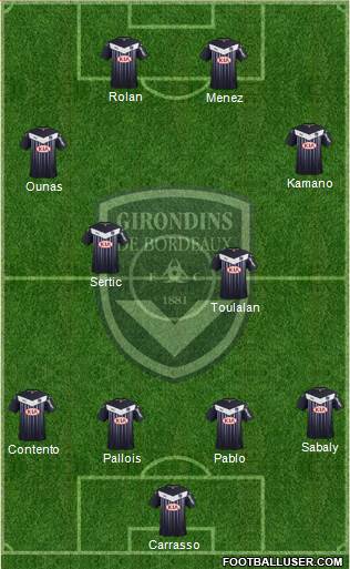 FC Girondins de Bordeaux Formation 2016