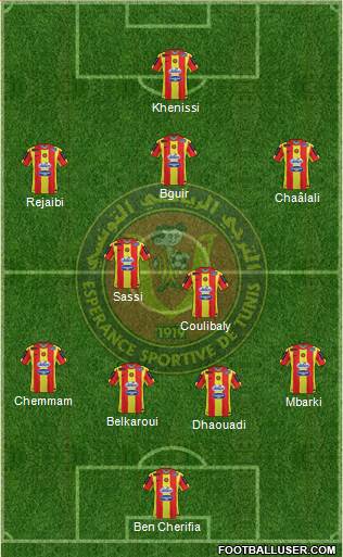 Espérance Sportive de Tunis football formation