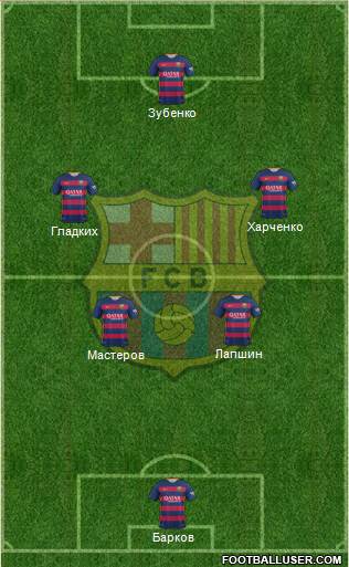 F.C. Barcelona Formation 2016