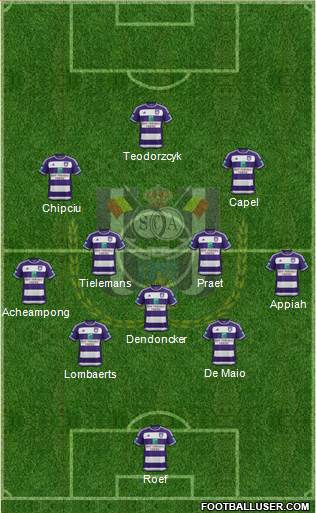 RSC Anderlecht Formation 2016