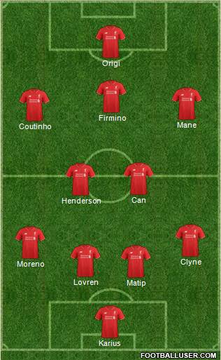 Liverpool Formation 2016