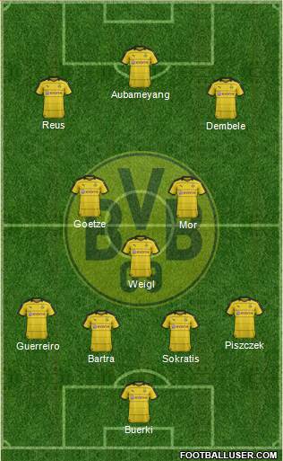 Borussia Dortmund Formation 2016