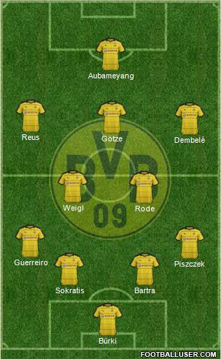 Borussia Dortmund Formation 2016