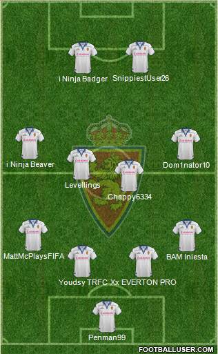 R. Zaragoza S.A.D. Formation 2016