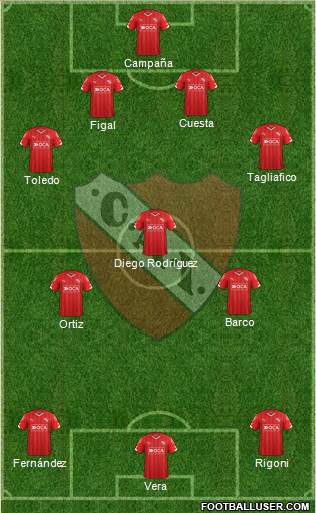 Independiente Formation 2016