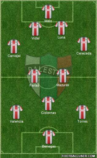 CD Palestino S.A.D.P. Formation 2016
