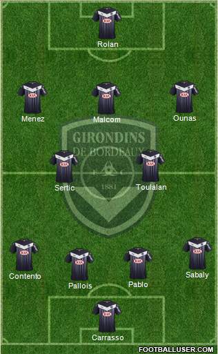 FC Girondins de Bordeaux Formation 2016
