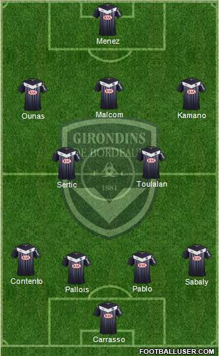 FC Girondins de Bordeaux Formation 2016
