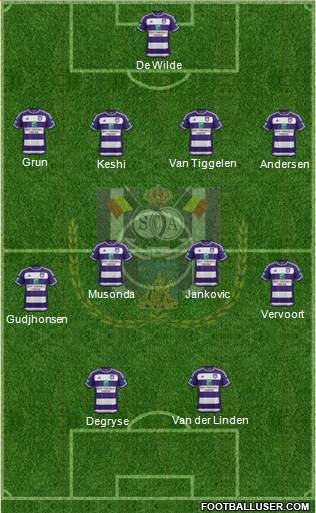 RSC Anderlecht Formation 2016
