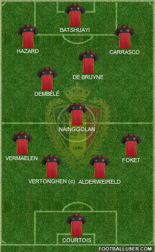 Belgium Formation 2016