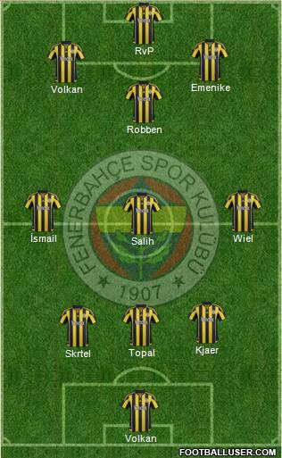 Fenerbahçe SK Formation 2016