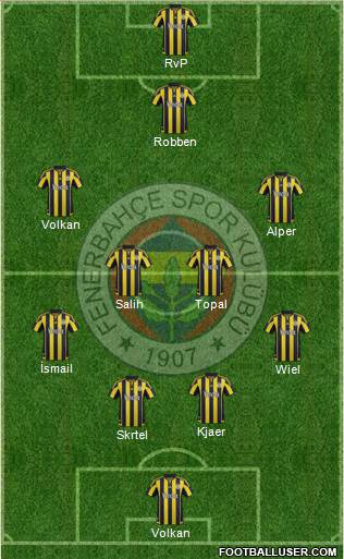 Fenerbahçe SK Formation 2016