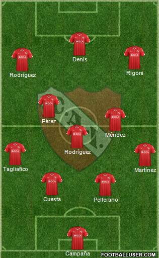Independiente Formation 2016