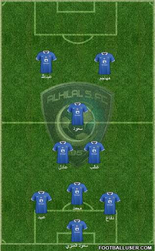 Al-Hilal (KSA) Formation 2016