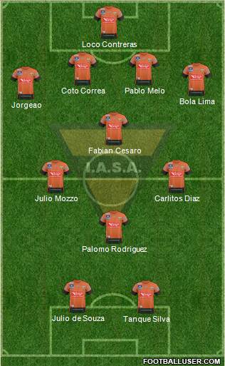 Institución Atlética Sud América Formation 2016