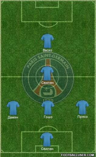 Paris Saint-Germain Formation 2016