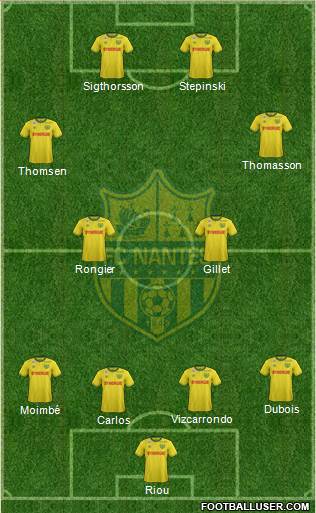 FC Nantes Formation 2016