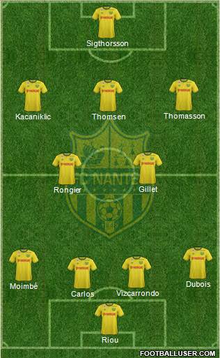 FC Nantes Formation 2016