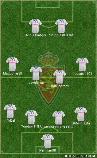 R. Zaragoza S.A.D. Formation 2016