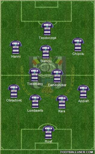 RSC Anderlecht Formation 2016