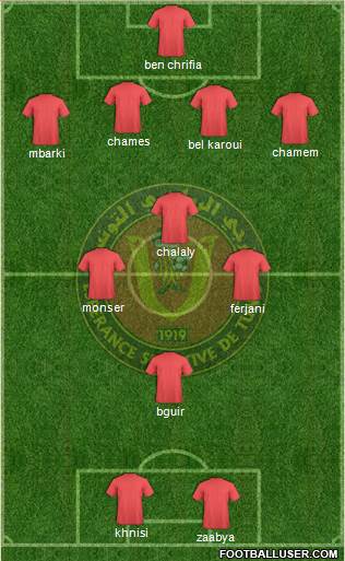 Espérance Sportive de Tunis football formation