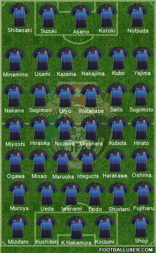 Japan Formation 2016