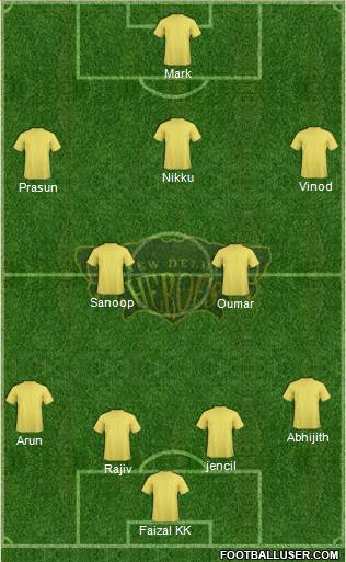New Delhi Heroes Formation 2016