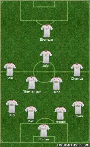 Manchester United Formation 2016